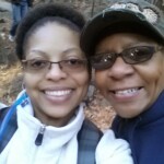 My very first kidney donor. My mother hiking with me