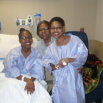Before Surgery: My two donors. Love them! #ShareYourSpare Sister, Mom, Me