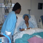 My sister up & about right after surgery. Me not so much - they forgot to order my pain meds. After Transplant