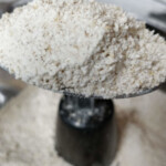 Ground Rolled Oats In Spoon