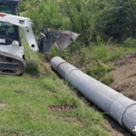 Third Concrete Culvert going In