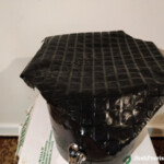 Weed Block laying on top of Water Collector