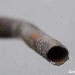 Rusted Metal Fuel Line