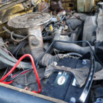 Truck Getting New Battery Cable