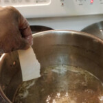 Adding First Dumpling to Broth