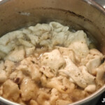 All Dumplings Added to Broth