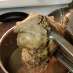 Taking Cooked Chicken Out of the Pot