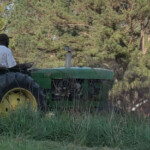 Z riding with Mr. Green Thumb
